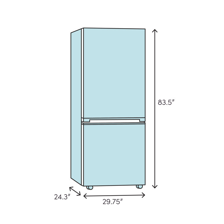 Blomberg 30" Counter Depth Panel Ready Bottom Freezer 16.4 cu. ft